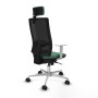Chaise de Bureau avec Appui-tête Piqueras y Crespo 4B086N2 Vert émeraude