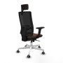 Office Chair with Headrest Piqueras y Crespo 2D026G2 Dark brown