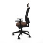 Office Chair with Headrest Piqueras y Crespo 3D066G2 Dark brown