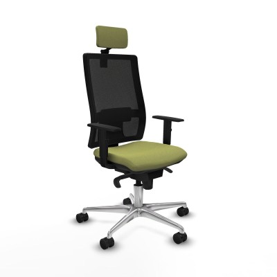 Chaise de Bureau avec Appui-tête Piqueras y Crespo 1D086N2 Vert