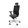 Chaise de Bureau avec Appui-tête Piqueras y Crespo 2D026G2 Gris foncé