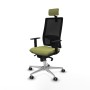 Office Chair with Headrest Piqueras y Crespo 1D086G2 Green