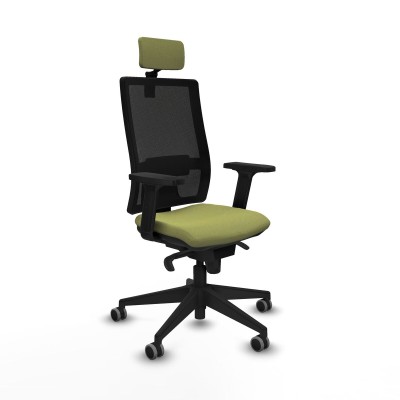 Office Chair with Headrest Piqueras y Crespo 2D066G2 Green
