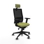 Chaise de Bureau avec Appui-tête Piqueras y Crespo 2D066G2 Vert