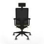 Chaise de Bureau avec Appui-tête Piqueras y Crespo 2D066G2 Vert