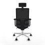 Office Chair with Headrest Piqueras y Crespo 2D026N2 Dark grey