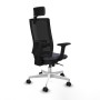 Chaise de Bureau avec Appui-tête Piqueras y Crespo 2D026N2 Gris foncé