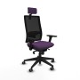 Chaise de Bureau avec Appui-tête Piqueras y Crespo 3D066G2 Violet