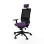 Office Chair with Headrest Piqueras y Crespo 3D066G2 Purple