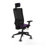 Office Chair with Headrest Piqueras y Crespo 3D066G2 Purple