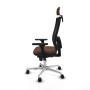 Office Chair with Headrest Piqueras y Crespo 3D086N2 Dark brown