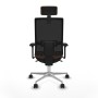 Office Chair with Headrest Piqueras y Crespo 3D086N2 Dark brown