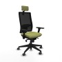 Office Chair with Headrest Piqueras y Crespo 3D066G2 Green