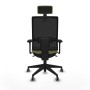 Office Chair with Headrest Piqueras y Crespo 3D066G2 Green