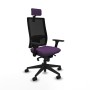 Chaise de Bureau avec Appui-tête Piqueras y Crespo 3D066N2 Violet
