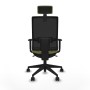 Chaise de Bureau avec Appui-tête Piqueras y Crespo 1D066N2 Vert
