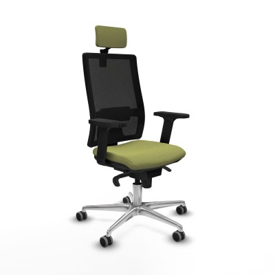 Office Chair with Headrest Piqueras y Crespo 2D086G2 Green