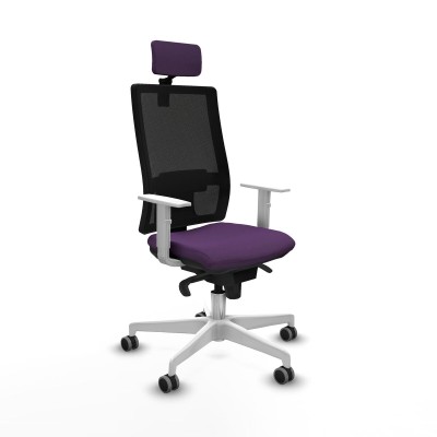 Chaise de Bureau avec Appui-tête Piqueras y Crespo 4B026G2 Violet