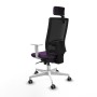Chaise de Bureau avec Appui-tête Piqueras y Crespo 4B026G2 Violet