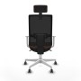 Office Chair with Headrest Piqueras y Crespo 4B026G2 Dark brown