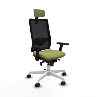 Office Chair with Headrest Piqueras y Crespo 3D026N2 Green