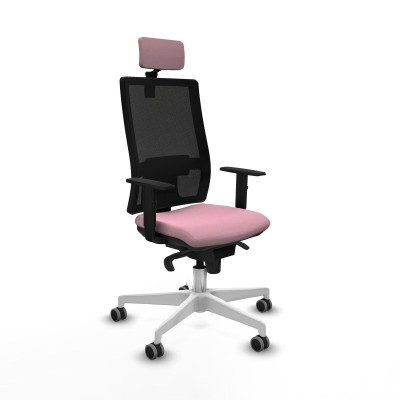 Office Chair with Headrest Piqueras y Crespo 1D026G2 Pink