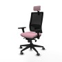 Chaise de Bureau avec Appui-tête Piqueras y Crespo 3D066G2 Rose