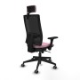 Office Chair with Headrest Piqueras y Crespo 3D066G2 Pink