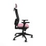 Office Chair with Headrest Piqueras y Crespo 3D066G2 Pink