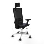 Office Chair with Headrest Piqueras y Crespo 2D086G2 Dark grey