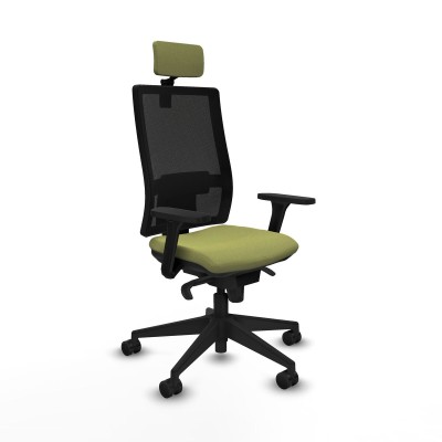 Chaise de Bureau avec Appui-tête Piqueras y Crespo 3D066N2 Vert