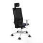 Office Chair with Headrest Piqueras y Crespo 4B086N2 Dark grey