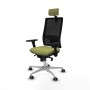 Office Chair with Headrest Piqueras y Crespo 3D086G2 Green