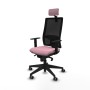Chaise de Bureau avec Appui-tête Piqueras y Crespo 1D066G2 Rose