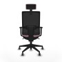 Chaise de Bureau avec Appui-tête Piqueras y Crespo 1D066G2 Rose