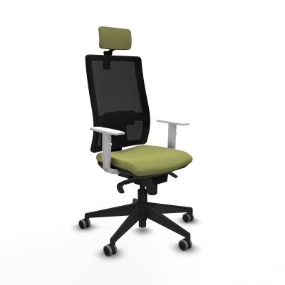 Office Chair with Headrest Piqueras y Crespo 4B066G2 Green