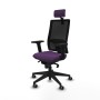 Office Chair with Headrest Piqueras y Crespo 2D066G2 Purple