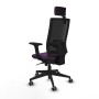Office Chair with Headrest Piqueras y Crespo 2D066G2 Purple