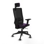 Office Chair with Headrest Piqueras y Crespo 2D066G2 Purple