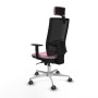 Office Chair with Headrest Piqueras y Crespo 1D086G2 Pink