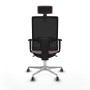 Office Chair with Headrest Piqueras y Crespo 1D086G2 Pink