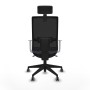 Office Chair with Headrest Piqueras y Crespo 4B066G2 Dark grey