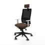 Office Chair with Headrest Piqueras y Crespo 4B066G2 Dark brown