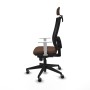 Office Chair with Headrest Piqueras y Crespo 4B066G2 Dark brown