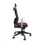 Office Chair with Headrest Piqueras y Crespo 4B066G2 Dark brown