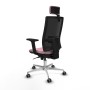 Office Chair with Headrest Piqueras y Crespo 2D086G2 Pink