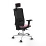 Office Chair with Headrest Piqueras y Crespo 2D086G2 Pink