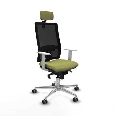 Office Chair with Headrest Piqueras y Crespo 4B086G2 Green