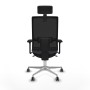 Office Chair with Headrest Piqueras y Crespo 3D086G2 Dark grey