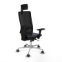 Office Chair with Headrest Piqueras y Crespo 3D086G2 Dark grey